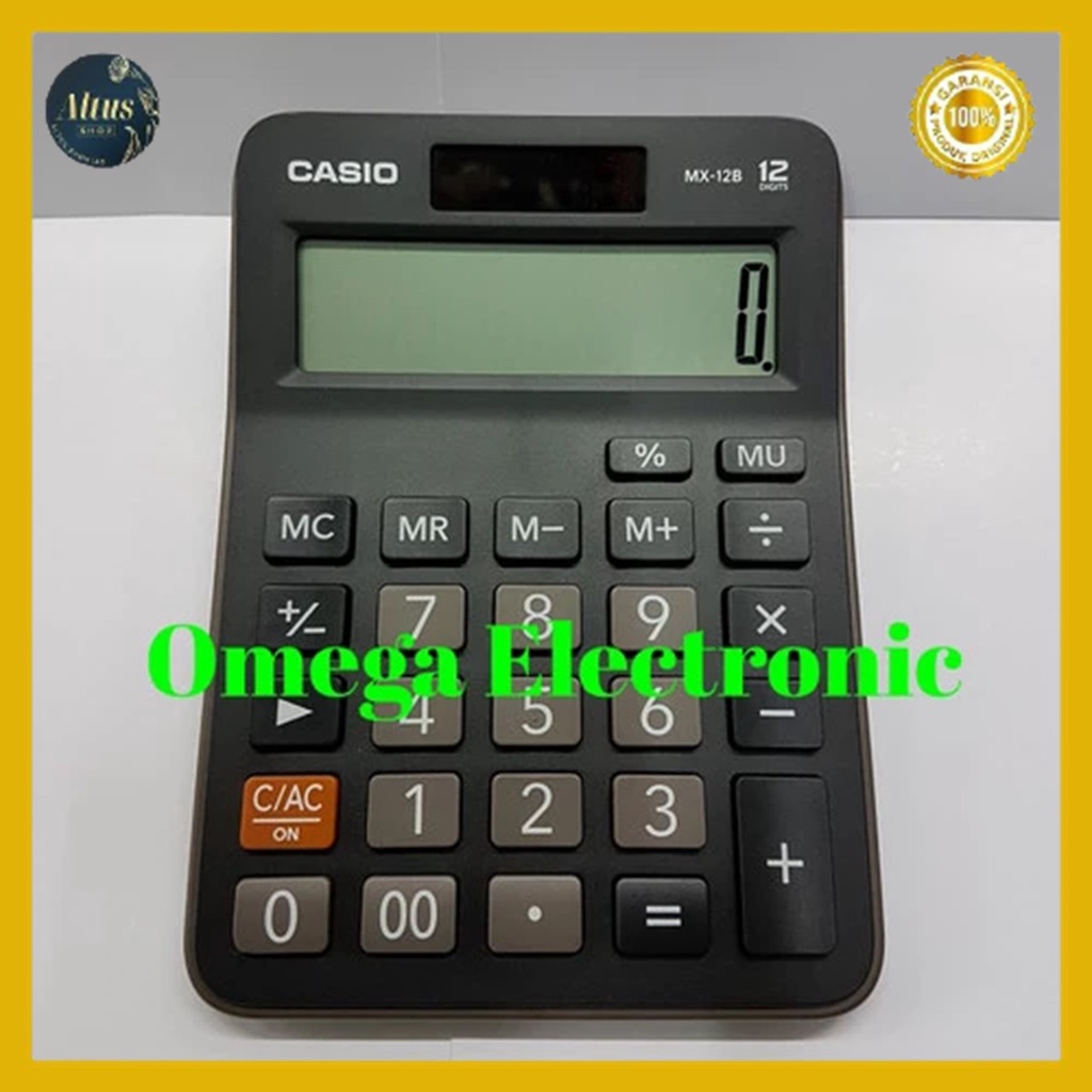 

Casio Calculator MZ-12S - Kalkulator Meja Office Desktop MZ 12S - Hitam