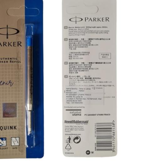 

♛ Refill Parker Original Blue Ballpoint / Isi Ulang Parker Biru BP ◊