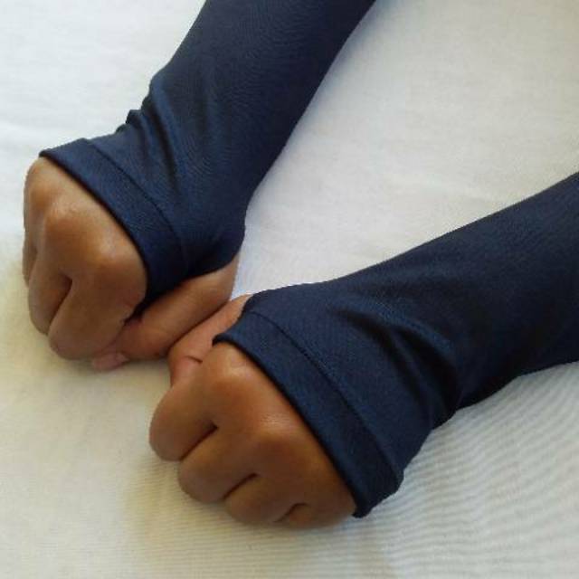 Handsock jempol  polos Spandek baloon /Handsock fingerless/handsock wanita syar 'i/ syar i