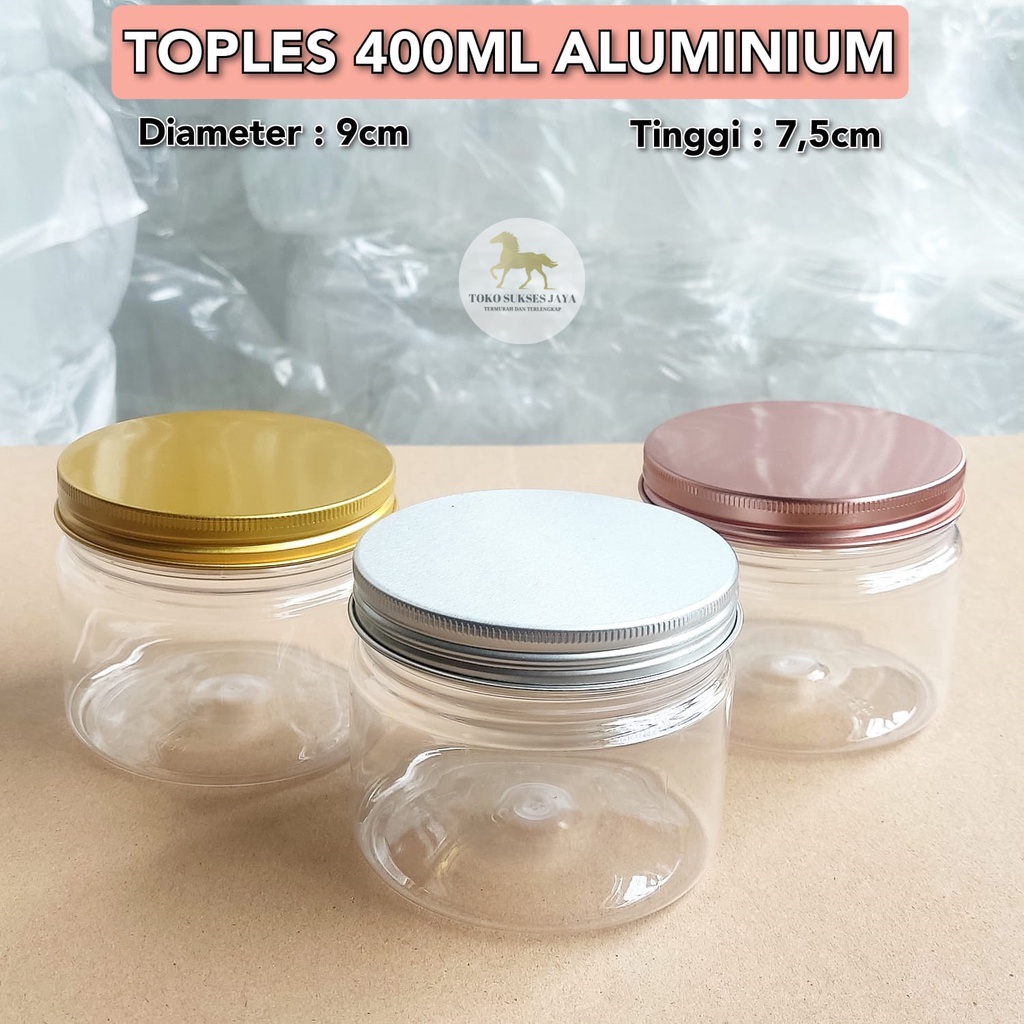 TOPLES PLASTIK 400ML / TOPLES TABUNG 400ML / TOPLES TABUNG PLASTIK 400ML TUTUP ALUMINIUM