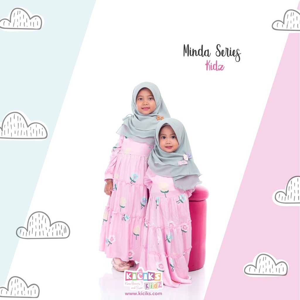 GAMIS ANAK MINDA KIDS ROSEPINK by Kiciks