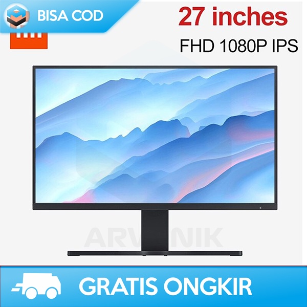 MONITOR KOMPUTER GAMING FULL HD XIAOMI REDMI RMMNT27NF 1080P 75Hz IPS