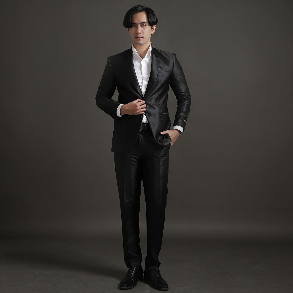 Stelan Jas Blazer Preweding / Blezer Santri / Jas Pria Slimfit Kancing 2