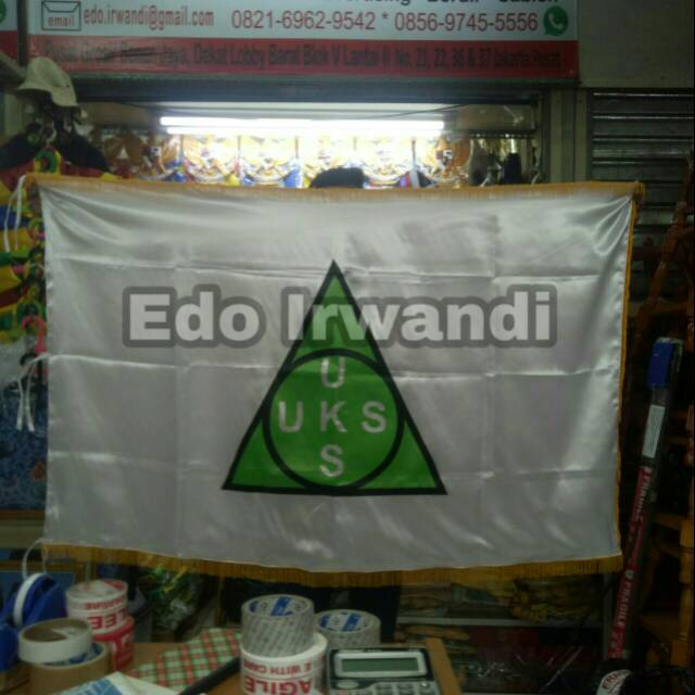 

Bendera Pataka UKS Bendera Rumbai UKS Bendera Ruangan UKS Bendera UKS Berkualitas