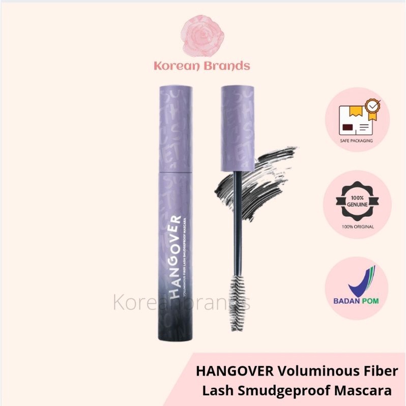 Somethinc HANGOVER Voluminous Fiber Lash Smudgeproof Mascara - Waterproof Mascara