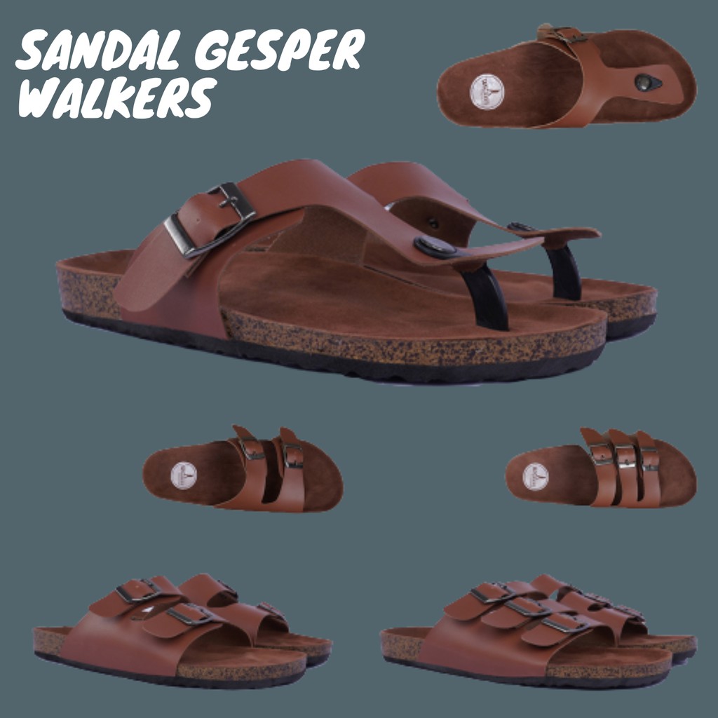Brody BRAVO Sandal pria casual sandal slop puyuh kekinian model birken ban satu dua tiga