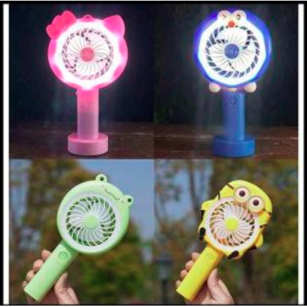 BAJ Kipas Angin Lampu Led Hand Mini Fan Usb Portable Karakter Kipas Angin Tangan Karakter doraemon - PR039