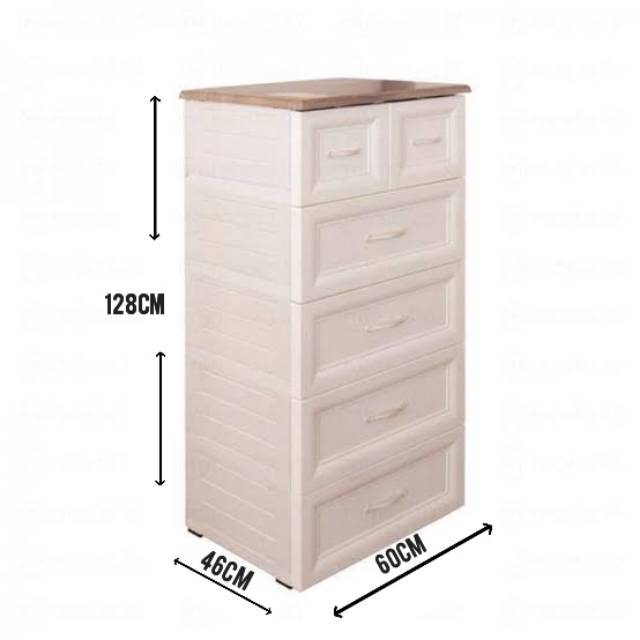 LEMARI PLASTIK LACI OLYMPLAS / ODC 5 CLASSIC (B)