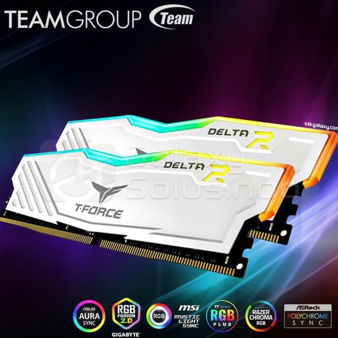 TEAM T-Force Delta RGB (2x8) 16GB DDR4 kit 3000MHz - White