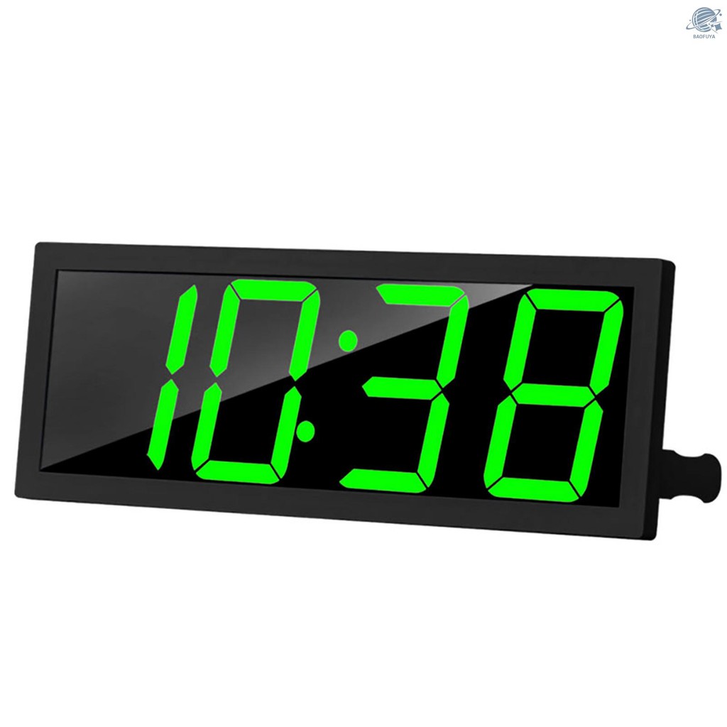 B Smart Large Digital Wall Clock App Control Time Date Temperature 100 Colors Display Record Sound Activate Countdown Function Stepless Brightness Volume Alarm With Snooze Shopee Indonesia