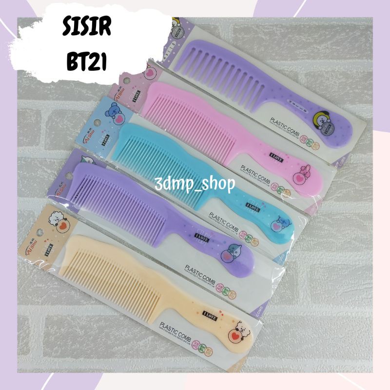 Sisir BT21 BTS Cooky Chimmy Koya Van Rj