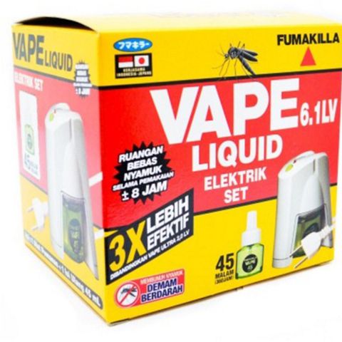 Vape Liquid Elektrik Set/Anti Nyamuk Vape 45 Hari