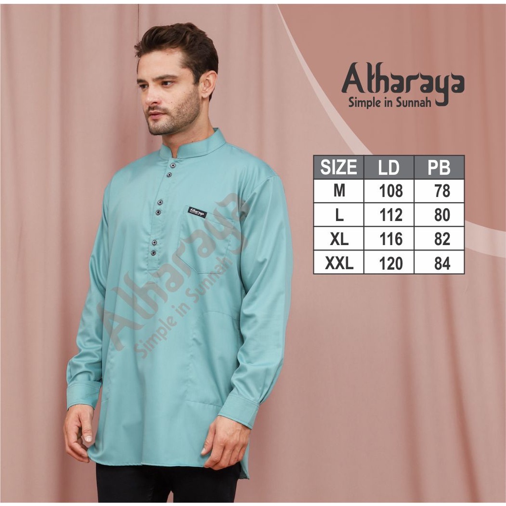 Baju Koko Kurta Pria Kemko Lengan Panjang ORTACA Kemko Premium By Atharaya