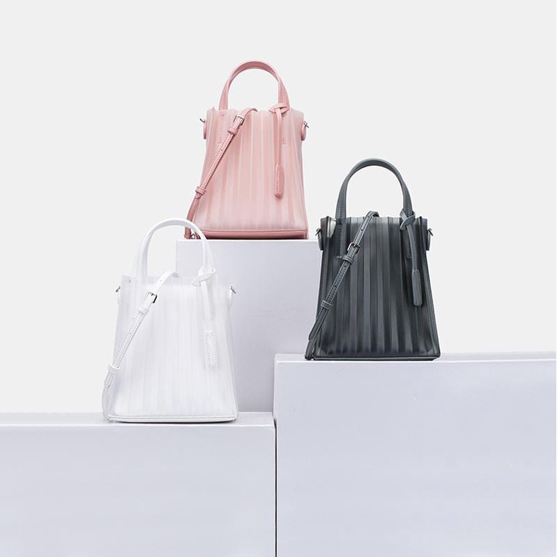 [TANG&amp;YENNY]BAG C*K_ TAS WANITA TRANSLUCENT TOTE STRIPE MINI WIEGE #71852