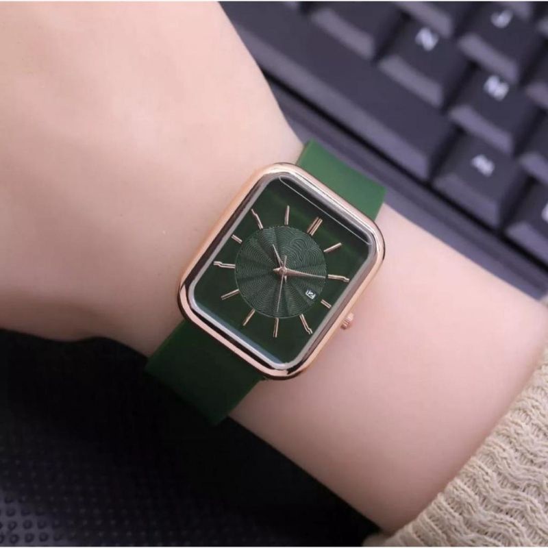 (Grosir)Jam Tangan Wanita F2L &quot; Kota New Strap Rubber/Karet(Terima Cod)Termurah Terlaris)