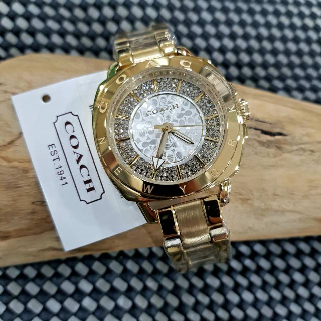 jam tamgan wanita COACH Kualitas Original