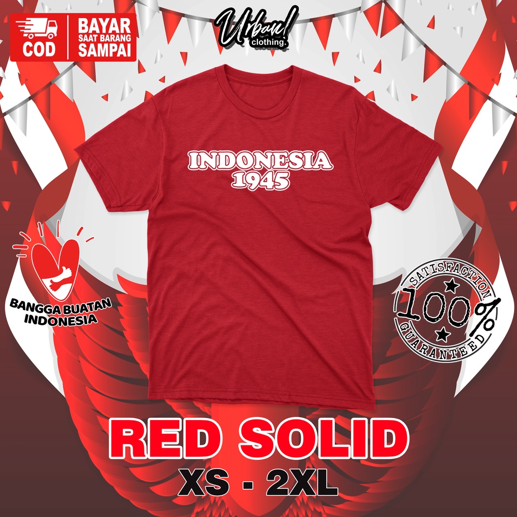 Urban- Kaos Indonesia Kaos Garuda Merah Putih Tshirt Garuda Kaos Kemerdekaan Indonesia HUT Dirgahayu
