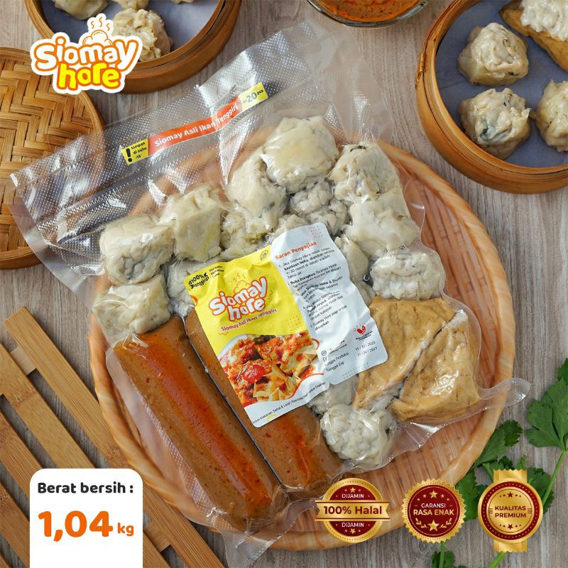

Siomay Hore - SIOMAY PREMIUM ASLI IKAN TENGGIRI (Isi 20 pcs) & Bumbu Kacang