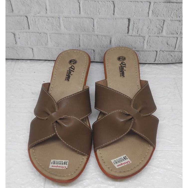 SANDAL TASIK UNIQUE tinggi 4 cm sol karet mentah harga promo
