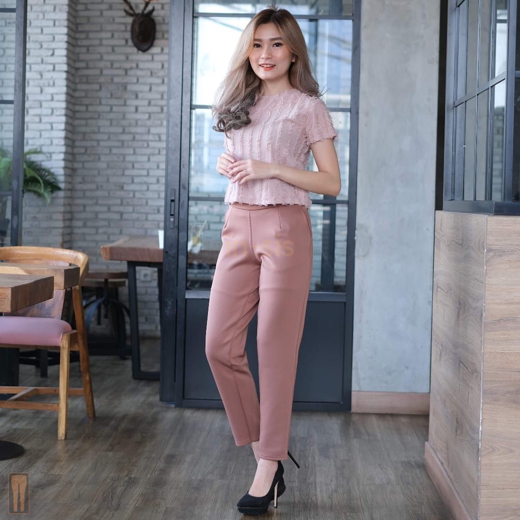 CELANA WANITA BAMBOO SCUBA PANTS MELAR