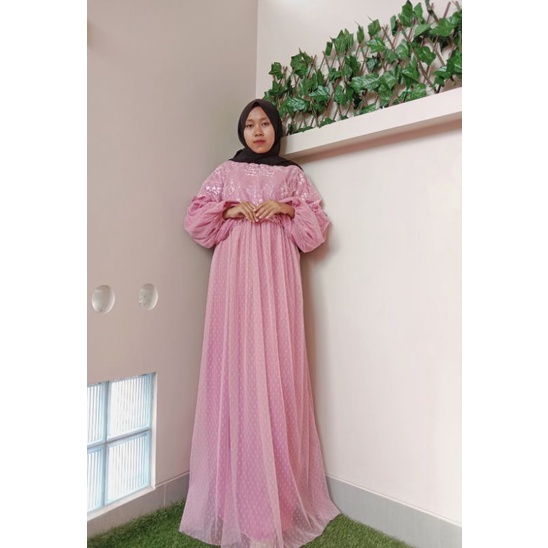 Gamis tile bisa REQUEST Ukuran JUMBO Gamis brukat Gamis Farasya Gamis Brokat Gamis Busui