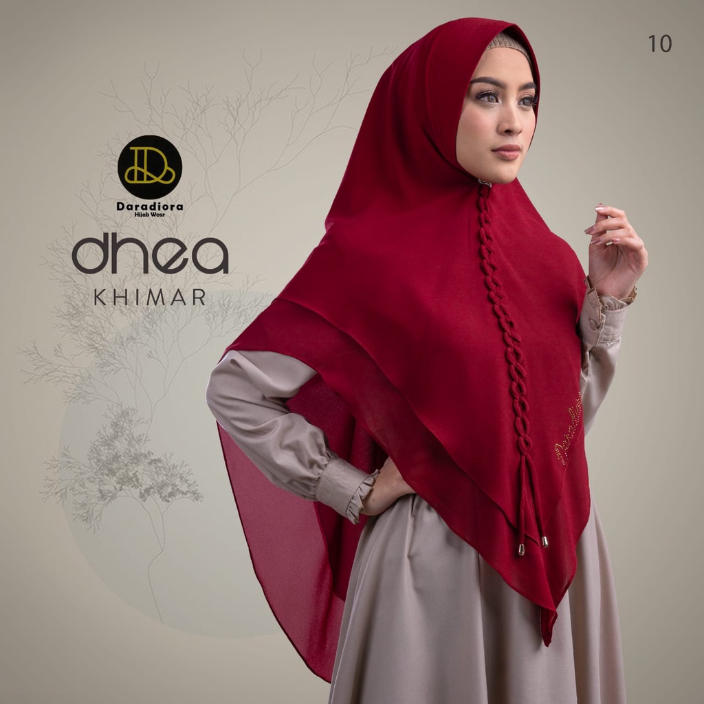 Jilbab Syari Khimar Dhea Ori Daradiora Sayra-MAROON