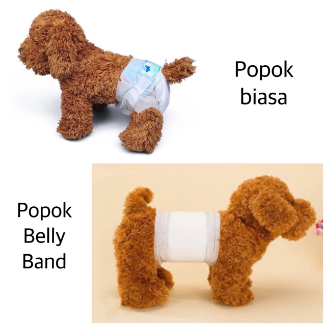 POPOK ANJING PAMPERS ANJING DOG DISPOSABLE DIAPER PET DIAPER POPOK KUCING POPOK MONYET POPOK HEWAN