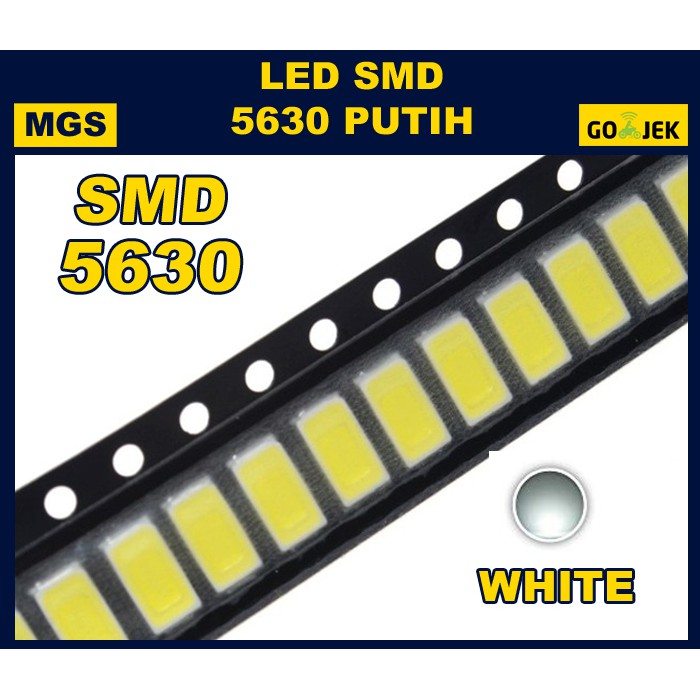 500Pcs LED SMD 5630 Putih