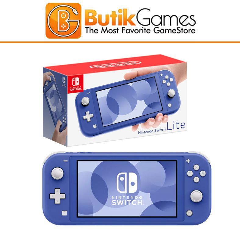 Nintendo Switch Lite Console New Blue Purple Ungu Fresh Blue