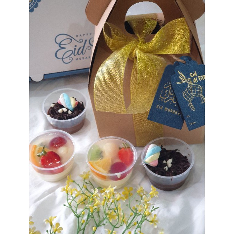 

Hampers Puding /Parcel Idul Fitri Murah