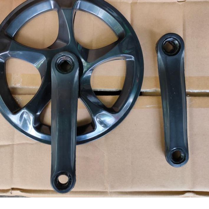 Terlaris♏ Crank sepeda Minion 52T arm 152mm,arm pendek,tidak gasruk tanah o(＾▽＾〃)o