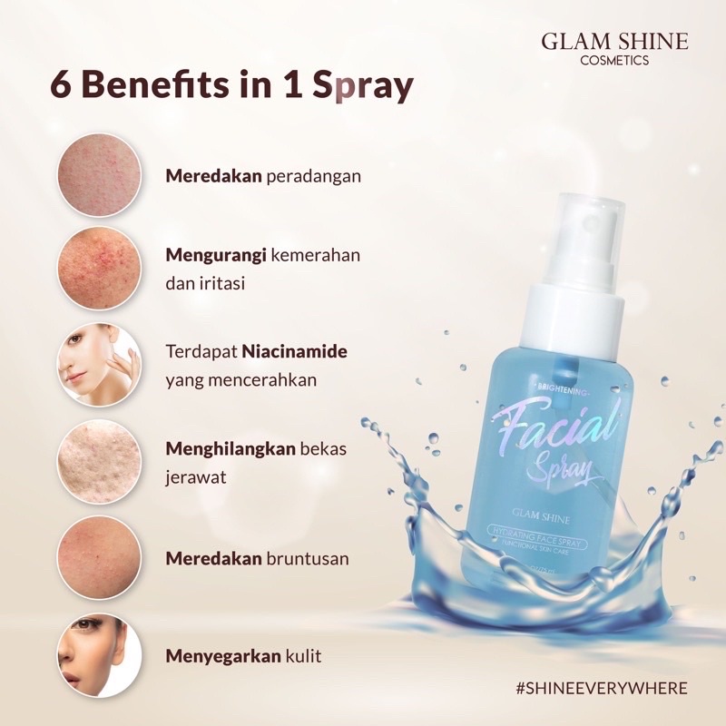 FACIAL SPRAY GLAMSHINE