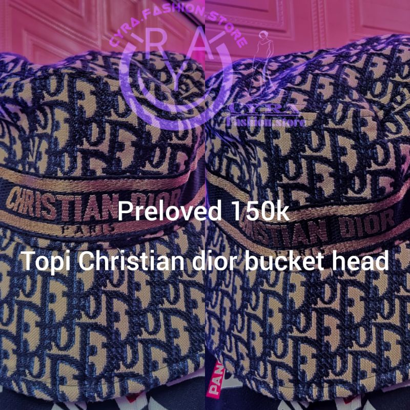 PRELOVED christian dior bucket hat