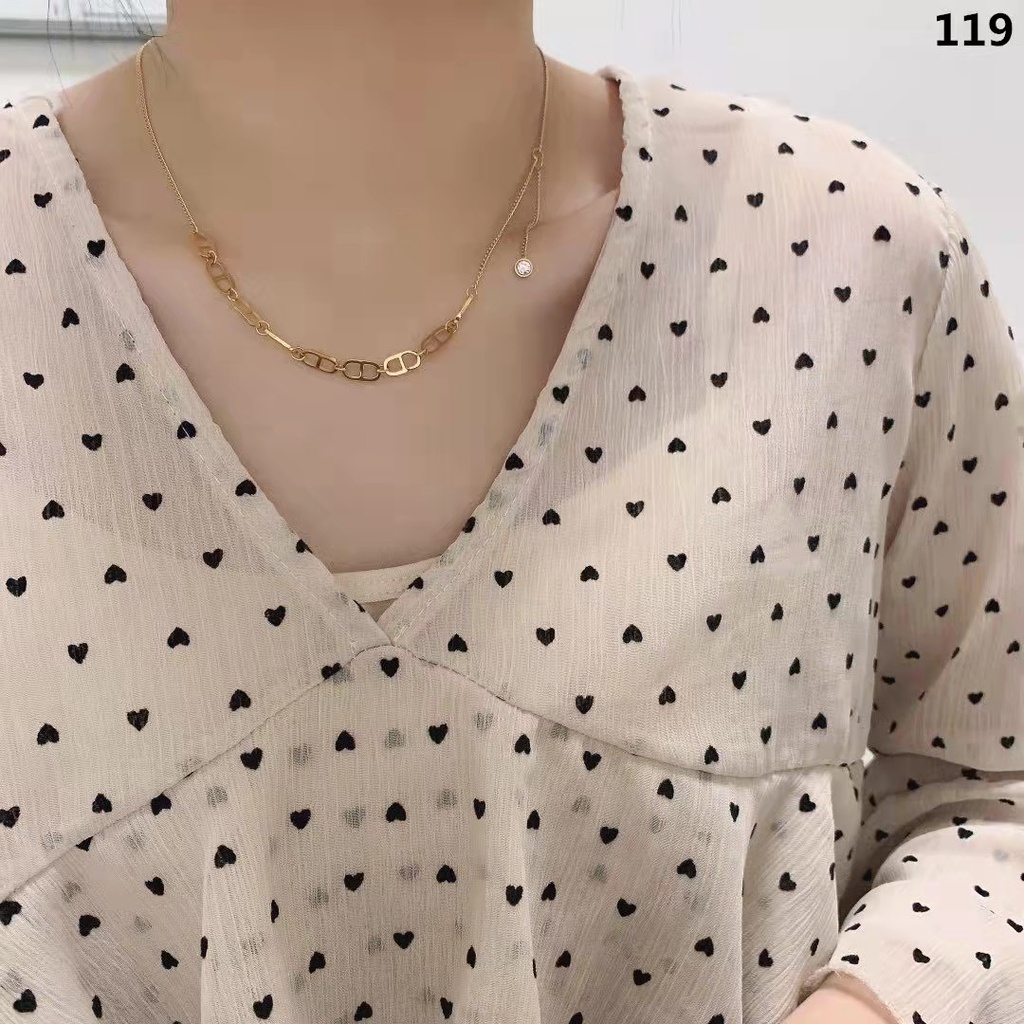 Kalung Titanium Terbaru Perhiasan Fashion 8534,119