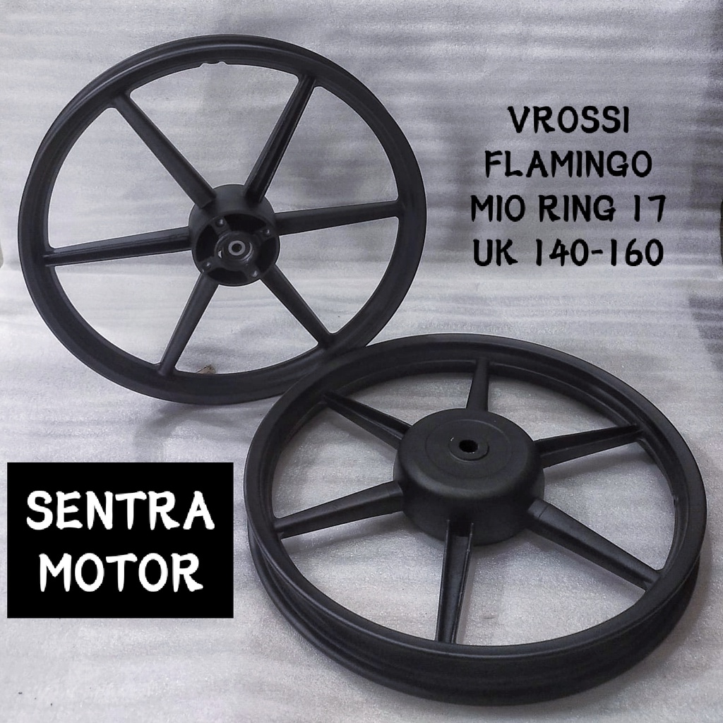 Velg Racing Mio Ring 17 VROSSI Model Palang 6 Lurus - Velg VROSSI Flamingo Ring 17 Mio PNP Mio Soul 