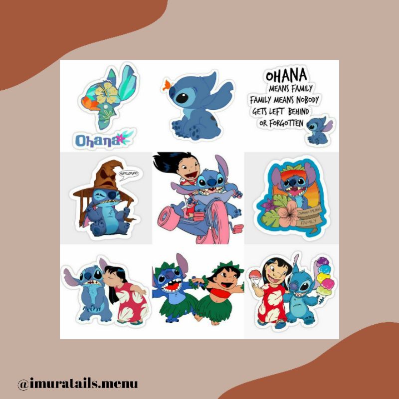 49pcs Sticker Tumblr Stitch