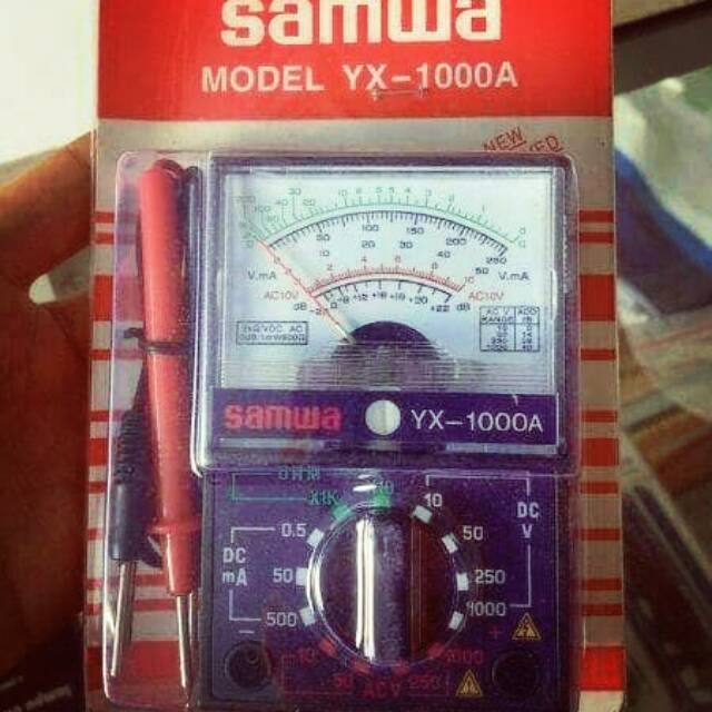 TESTER ANALOG YX 1000A ATAU PENDETEKSI ARUS LISTRIK