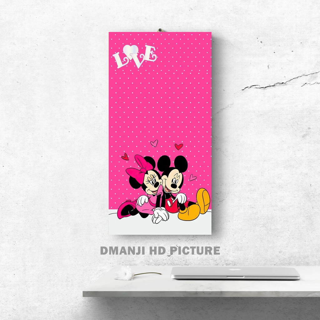 DEKORASI DINDING WALLDECOR MICKEY MOUSE / HIASAN KAMAR TIDUR / DEKORASI PAJANGAN KAMAR ANAK