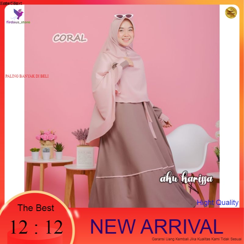 GAMIS SYARI  TERBARU GAMIS AKU KARISSA  WANITA 2020