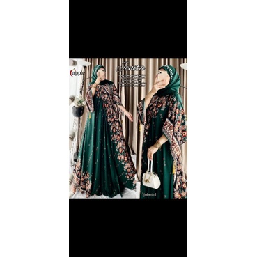 jenita dress warna ijo botol