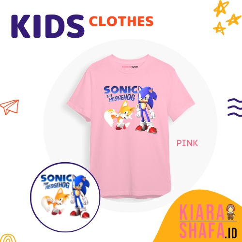 Kiarashafa - Baju Anak / Kaos Anak Sonic