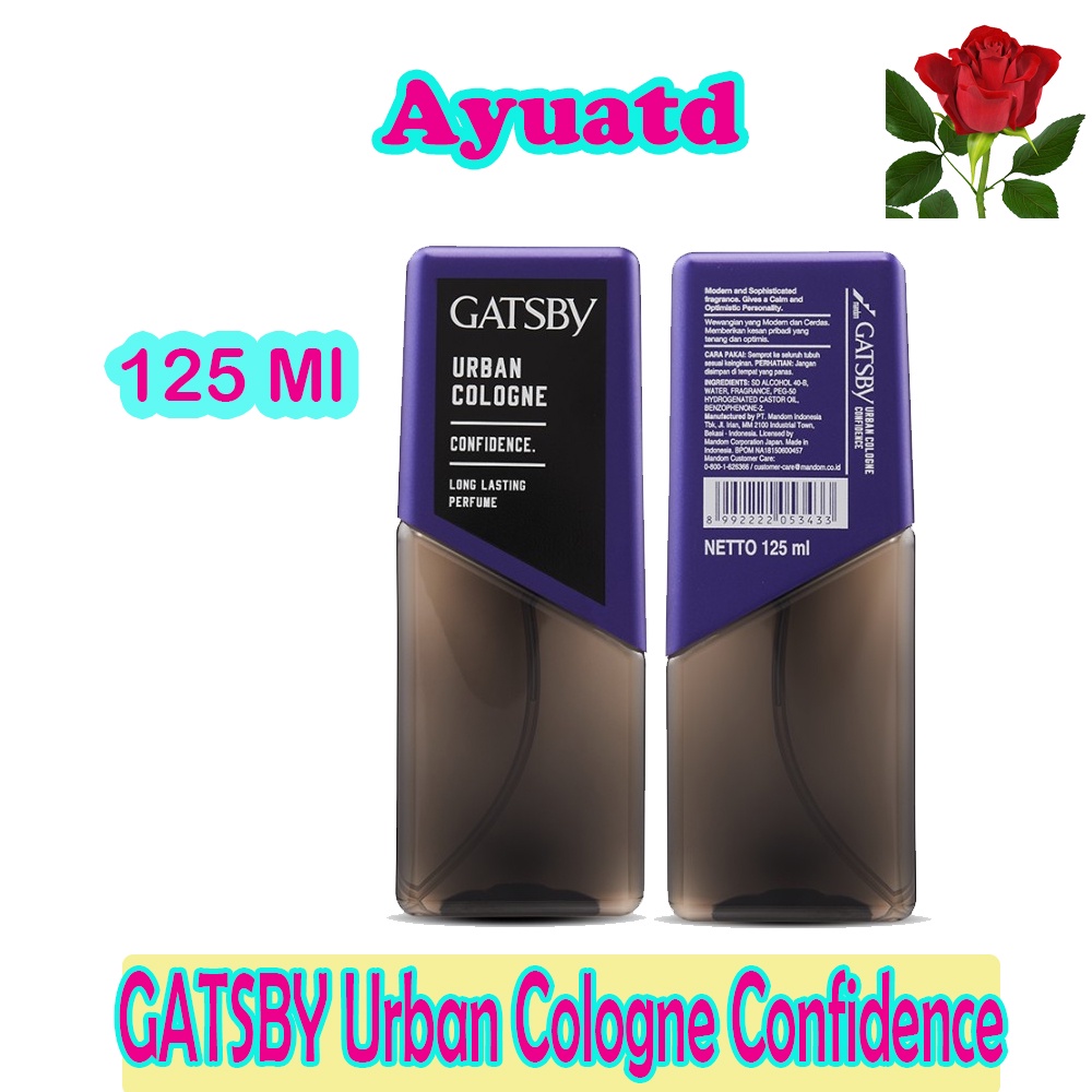 Gatsby Urban Cologne Confidence 125 ml