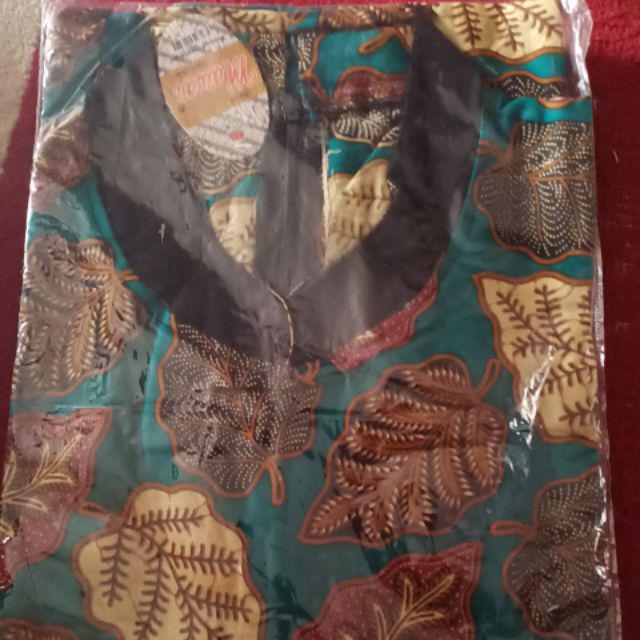 Tunik Laura Godong Tunik Batik Cantik Tunic Batik Modern Atasan Batik Wanita Muslim Seragam Kantor