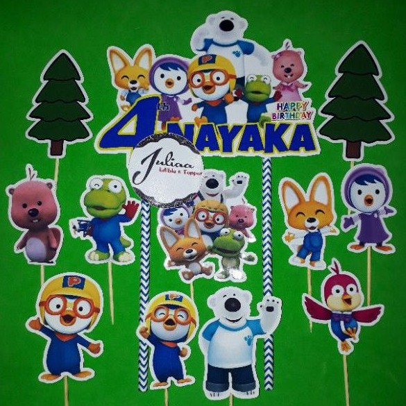 topper cake PORORO