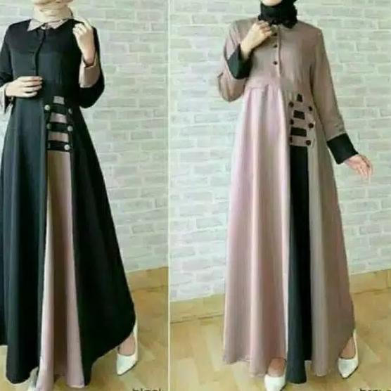 SHOPEE MALL (COD)GAMIS ADIBA  MOFITA MAXI GAMIS SYARI / GAMIS  ADIBA DAN AFIDA MOSCREPE