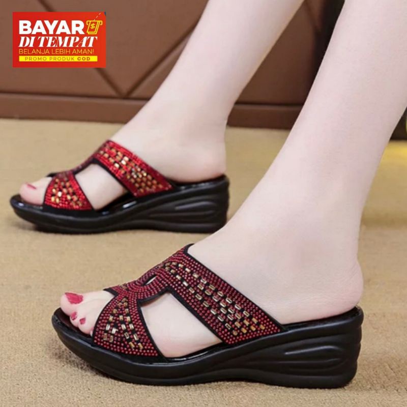 sandal wanita/sandal wanita wedges/andin