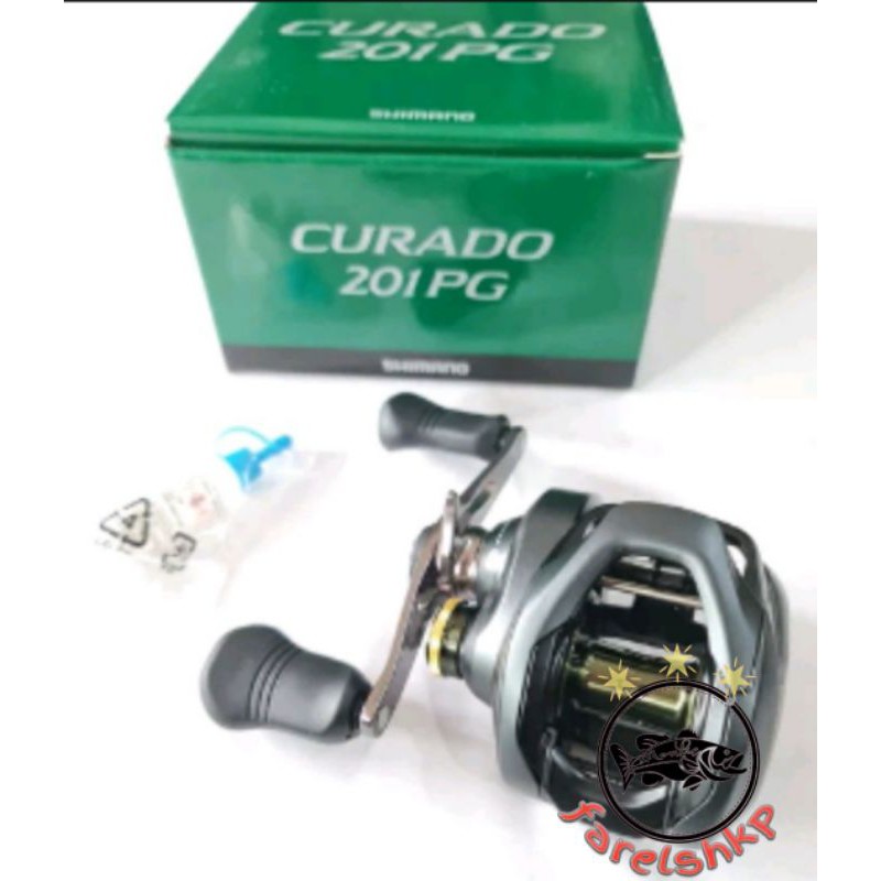 Reel shimano curado 201pg 301hg hendel kiri
