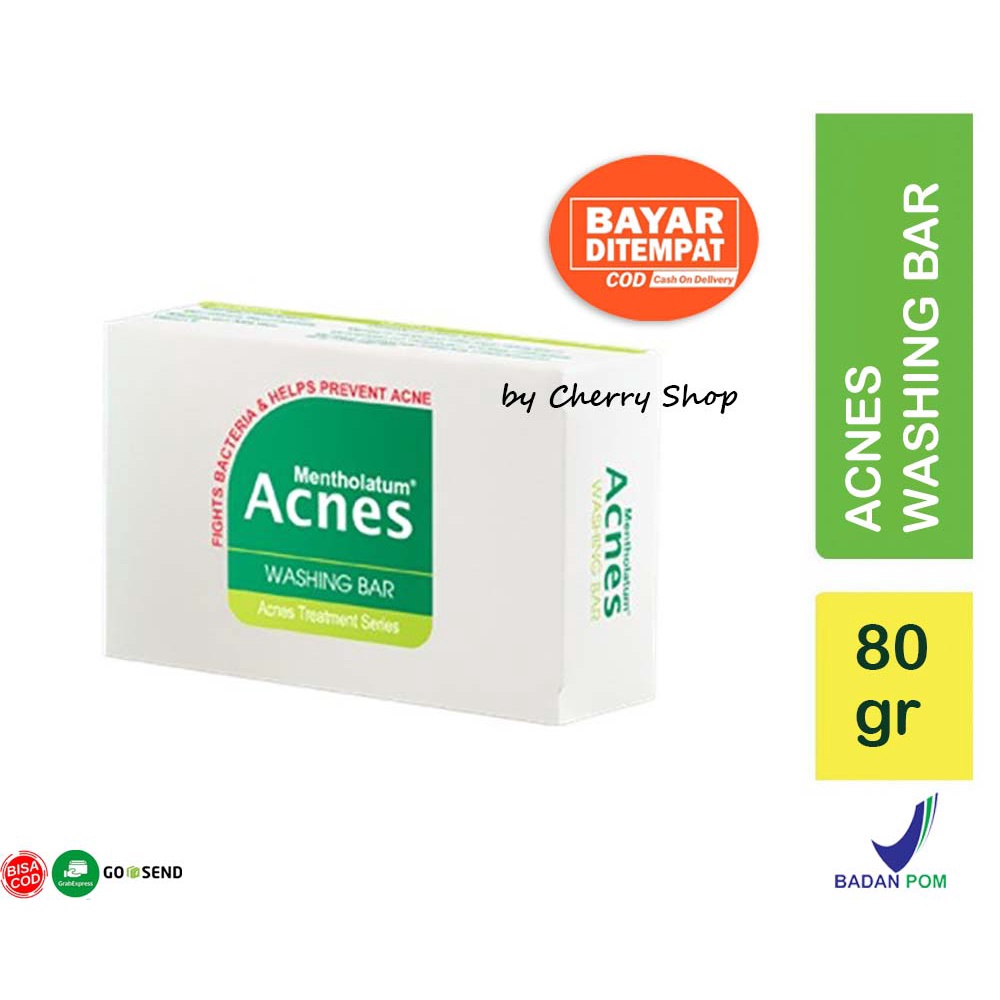 [BPOM] Acnes Creamy Wash Foaming Washing Bar 50g 80g 100g | Sabun cuci muka anti jerawat badan