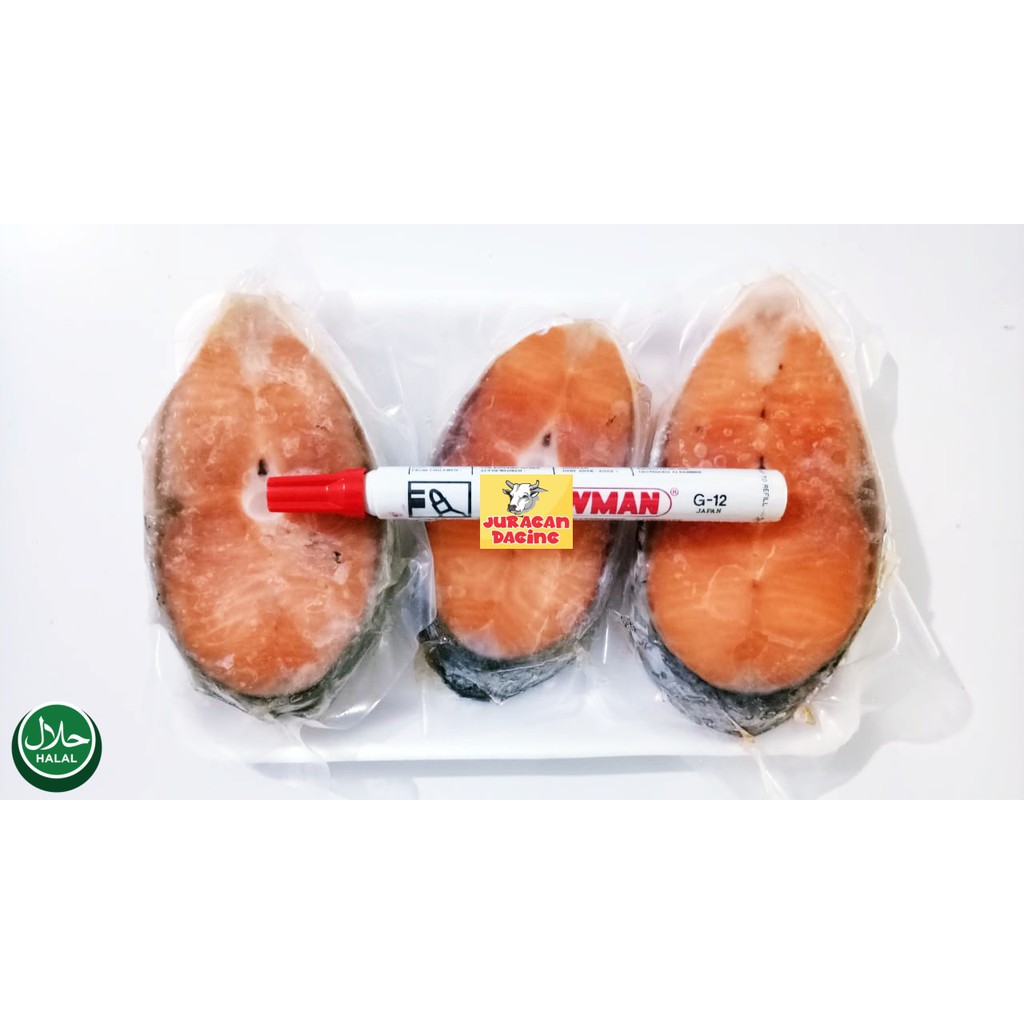 

IKAN SALMON STEAK - 1 KG - PROMO ! IKAN SALMON STEAK - 1 KG - PROMO !