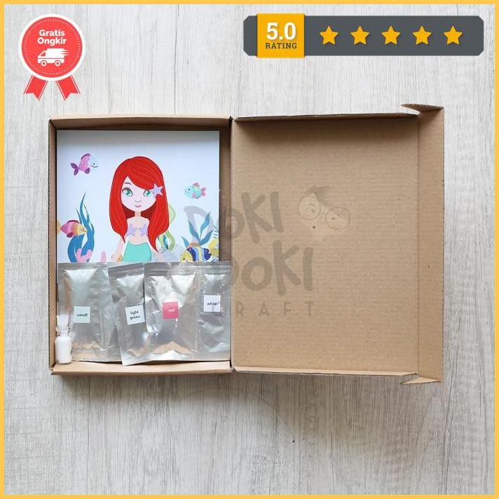 

Little Mermaid Air Dry Clay Painting Terlaris